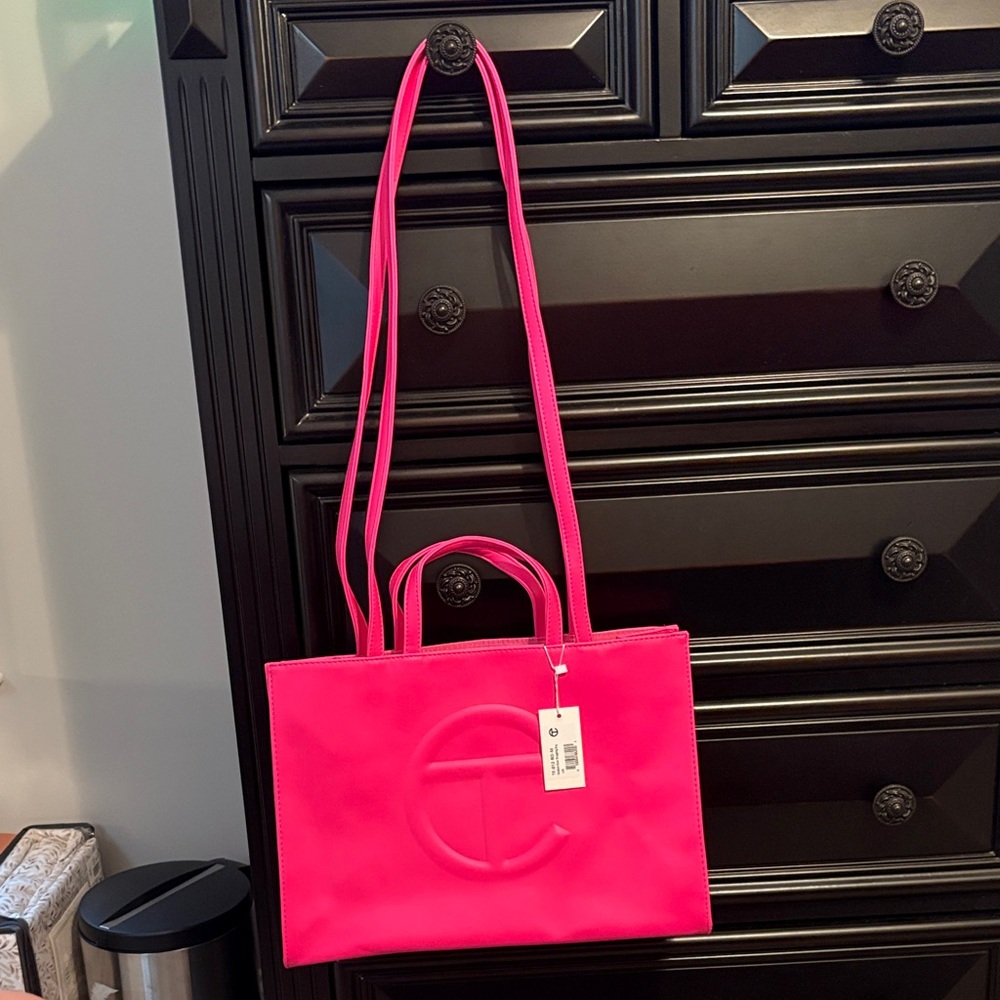 Telfar Neon Pink Tote Bag